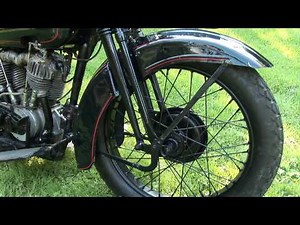 Harley-Davidson Model JD Motorcycle 1929 Vintage