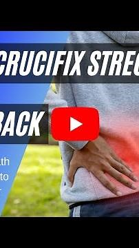Crucifix stretch for lower back