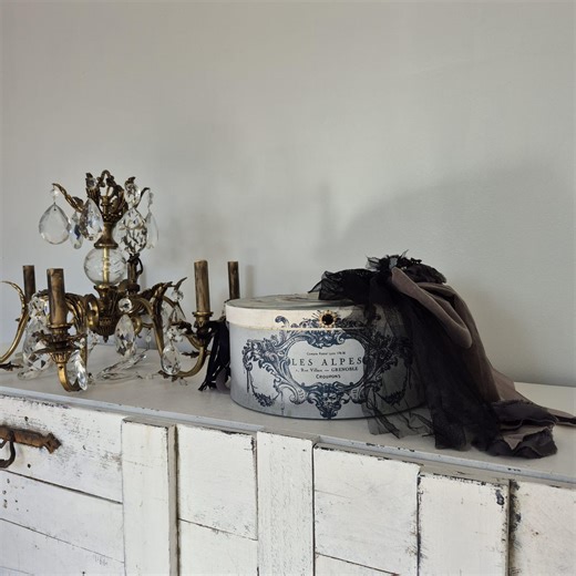 Vintage Style Swan Keepsake Box, Decorative Storage, Display Box, French Gray Velvet Bow, Handmade Decor - Etsy