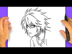 Comment Dessiner L de Death Note | Étape par Étape Simple et Facile