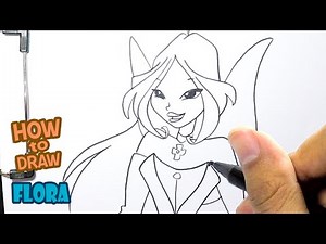 How to Draw Flora | Drawing Winx Club Fairy