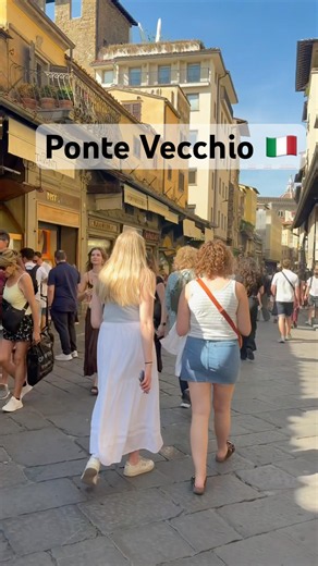 (Old Bridge)Ponte Vecchio Florence Italy Arno River iconic landmark #pontevecchio #florence