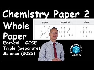 Edexcel Chemistry Paper 2 (2023) for Separate Science (Triple Science) GCSE.