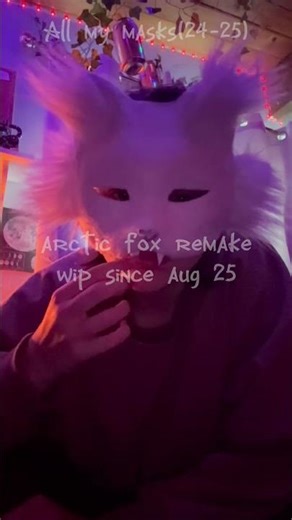 all my masks!!( ib:@50datab #furry #therian #maskideas #maskmaking #theriantropy #alterhuman #gay