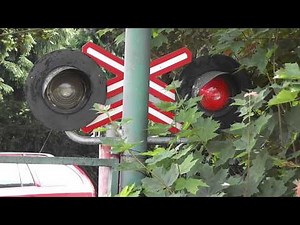 Výstražník SSSR - železniční přejezd Chrudim - 28.6.2013