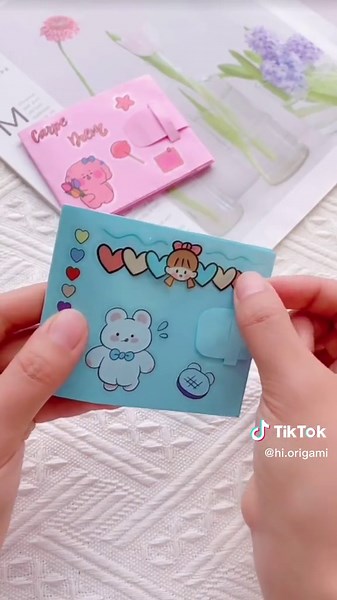 Cute paper origami wallet #wallet #Noteinspiration #Origamitutorial #DIYhandmade #origami #paperwallet #origamiwallet #wallets #wallettok