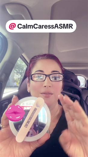 Compact Mirror and Lip Gloss Review from Calm Caress ASMR