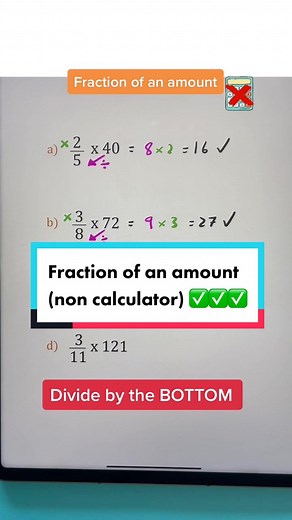 FreeGCSEMathsTeacher on TikTok