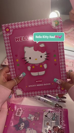 Hello Kitty Haul🌸🎀💕✨#hellokitty #sanrio #hellokittyhaul #hellokittyfinds #hellokittyandfriends #cutestuff #pink