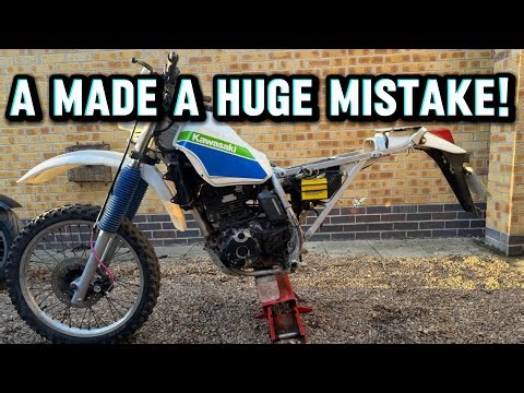 Rebuilding My KAWASAKI KLR250 From Scratch! #kawasaki 