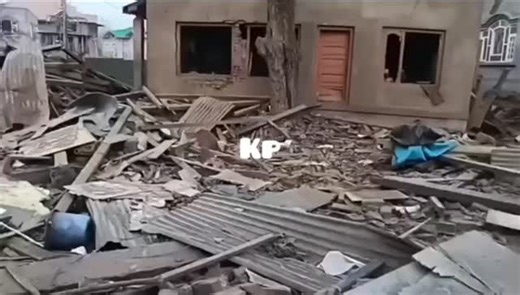 the voice of kashmiri on Instagram: "House of Dr Umer accused in Red Fort Blast has been raised by an IED blast during night in Koil village Pulwama in South Kashmir"