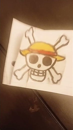 I made a sticker for my friend one piece