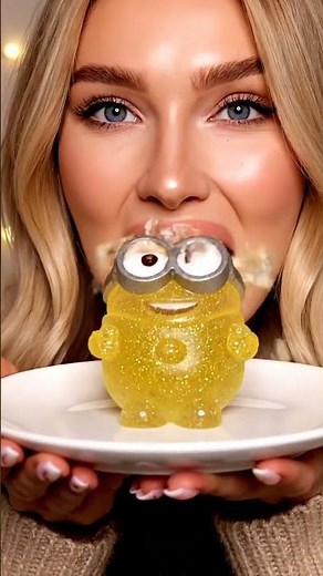 Glass Minion Eating ASMR | Crunchy, Squishy & Satisfying Candy Sounds #relaxingasmr #asmrtriggers