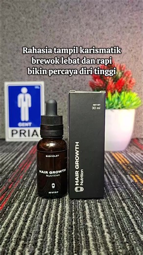 SIGVIOLET HAIR GROWTH NUTRITION untuk menumbuhkan brewok sekalipun tanpa gen brewok #sigviolet #sigviolethairgrowth #penumbuhrambut #penumbuhbrewok