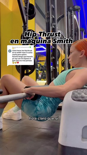 Cómo realizar hip thrust correctamente en máquina Smith