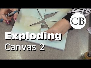 How to Make an Exploding Canvas Picture - 2