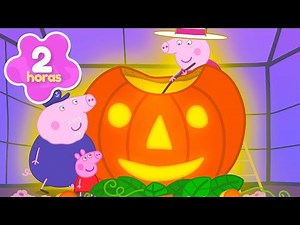 Concurso de Abóboras 🎃 Diversão de Halloween com Peppa 🧡 | 2 horas | Peppa Pig em Português Brasil