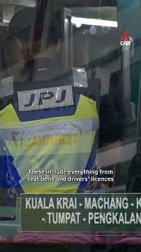 Malaysia cracks down on unsafe express buses, including to Singapore