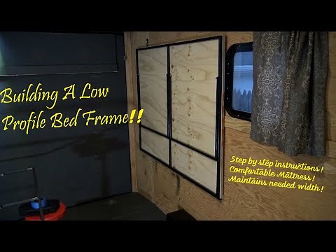 Building a Flip Down Bed Frame for a Custom Built Toy Hauler