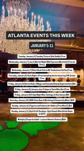 Atlanta’s Rising Women on Instagram: "❄️ Click the link in bio to get our weekly email with links to our curated city events list of our fav ATL happenings every week! UPCOMING ARW EVENT ✨Vision Board Party & Community Mixer - this Saturday! All events are open to the public - ARW Members attend for free ✨✨✨ At ATL Rising Women, we’re Atlanta’s connector for women - spotlighting the city’s best GNO experiences, events, and ways to meet amazing like-minded ladies. 🥂💫 Learn more about our $99yr 