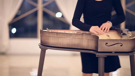 #Kantele is an instrument that has deep roots in Finnish history, all the way from our national epic #Kalevala. Ida Elina brings this beautiful instrument to the 21st century, greeting us with her version of Ensimmäinen Joulu / Gloria in Excelcis Deo. https://xmas.finland.fi/ida-elina/ #StrangeXmas #Christmascalendar #tradition | This is Finland