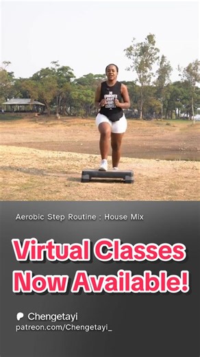 Virtual Classes Now Available! Dance, Step, Full Body Workouts on Patreon