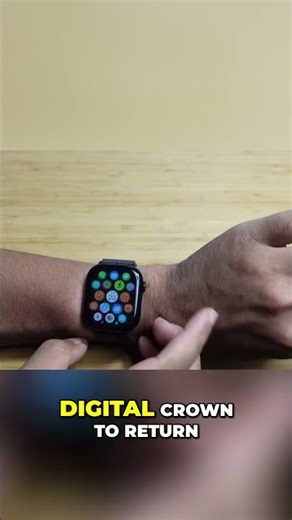Apple Watch Navigation Digital Crown & Side Button Guide