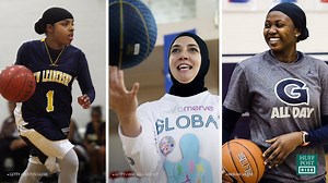 402K views · 4.3K reactions | Hijabs are banned from pro basketball, but these women are fighting to change that. Sign the petition at https://www.change.org/m/end-ban-on-head-covering-in-basketball. | HuffPost | Facebook