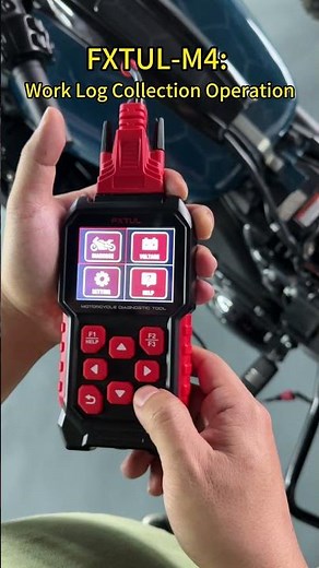 Operation Method for Work Log Collection of FXTUL-M4 Motorcycle Diagnostic Tool. #autotul