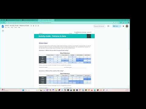 Lesson 4: Patterns in Data: Level 1 - Code.org - AI and Machine Learning