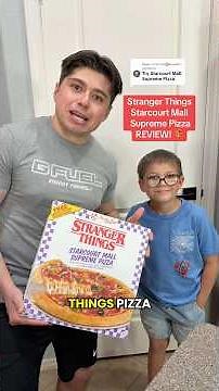 Stranger Things Starcourt Mall Supreme Pizza REVIEW! 🍕