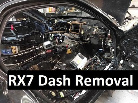 RX7 Dash Removal! - Wide Body V8 FD RX7 Build Video Series 8