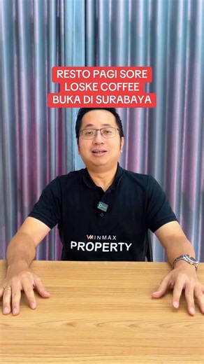 Budiono Lie WinMax | Resto Pagi Sore dan Loske Coffee menyerbu Surabaya. Temukan lokasi ideal bagi kamu. #fyp #fypシ #investasiproperti #komersial #restoran | Instagram