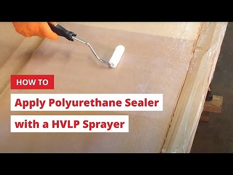 How to Apply Polyurethane Sealer with a HVLP Sprayer