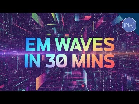 EM WAVES IN 30 MINUTES | Plus two Physics chapter 8 Electromagnetic waves | Phy6six