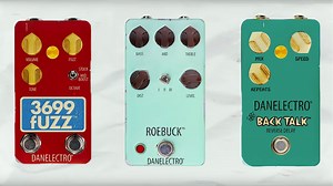 NAMM 2020: Danelectro unveils boutique-styled 3699 Fuzz, Back Talk Reverse Delay and Roebuck Distortion