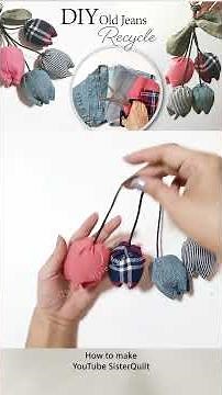 How to make recycled denim | sewing | easy | tutorial#online #handmade #bag #DIY #tutorial