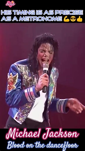 Michael Jackson 'Blood on the dancefloor' (delab edit) MJ in Blue.