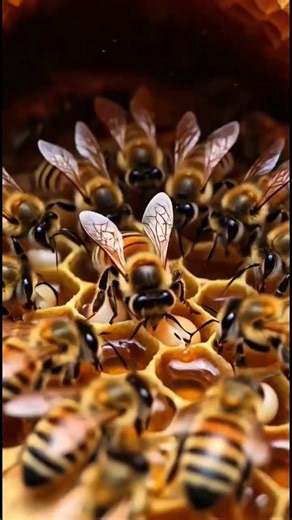 Inside a Bee Hive – Incredible Honey Bees and Honeycomb Life #explore #nature