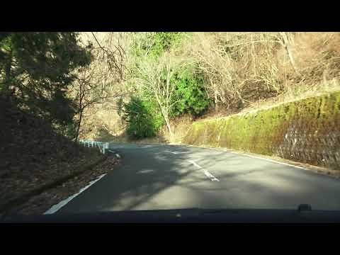 4K 東津野城川林道・西線（四国カルストへのアクセス道路） 愛媛県鬼北町（旧日吉村）→西予市野村町・大野ヶ原地区