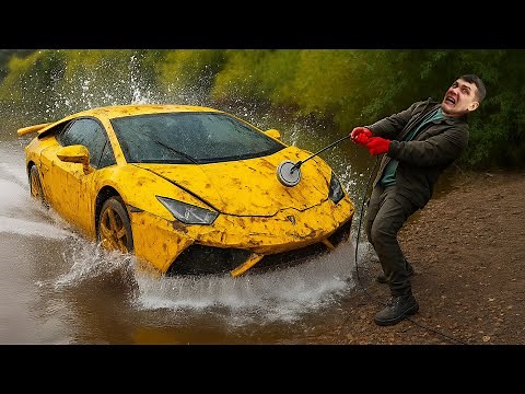 Found a LAMBORGHINI UNDERWATER While Magnet Fishing!
