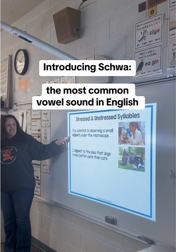 Teaching Schwa and Syllable Stress in 3rd Grade