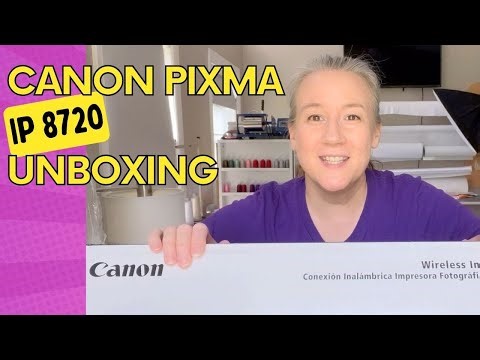 Canon Pixma IP8720 Printer Unboxing