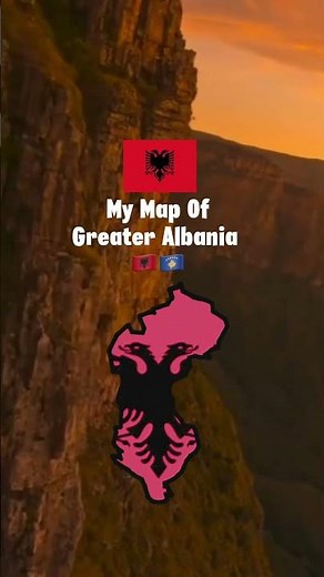 Greater Albania map|#conceptmap #geographythroughmaps #geography #mapping #mapper