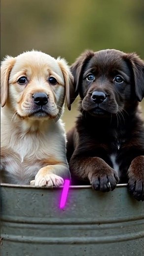 Silver & Charcoal Labrador Puppies in Love 🐾💞 | The Cutest Bucket of Feelings!