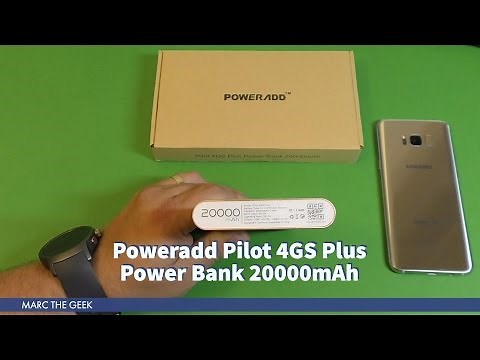 Poweradd Pilot 4GS Plus Power Bank 20000mAh Hands On