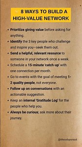Your network is your net worth! 📈 Stop networking randomly and start building high-value connections