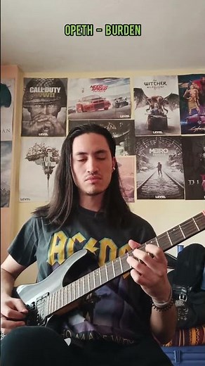 Opeth - Burden (Outro Guitar Cover) #metal #guitar #guitarcover #cover #music #opeth #progressive
