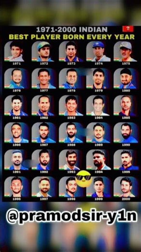 Best player born in year [1971 to 2000] #viratkohli #bestplayer #born #indiancricket #cricket