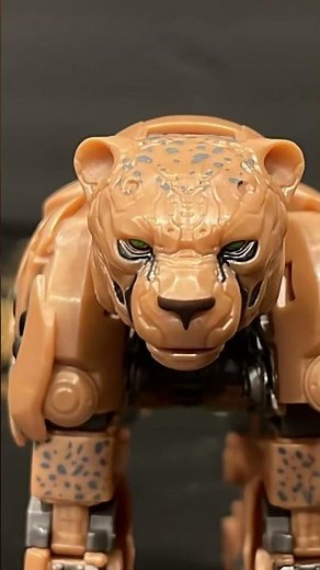 Cheetor Transforms (Transformers Stop Motion) #transformersriseofthebeasts #transformersstopmotion